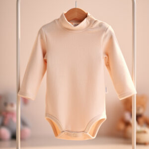 Fur Lined Long-Sleeve Bodysuit