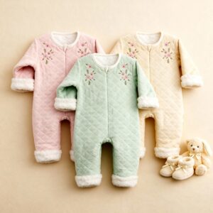 Quilted Floral Blossom Romper