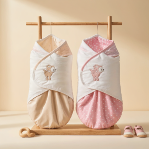 Deer swaddle blanket