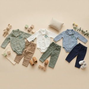 Baby Palm Tree Muslin Set